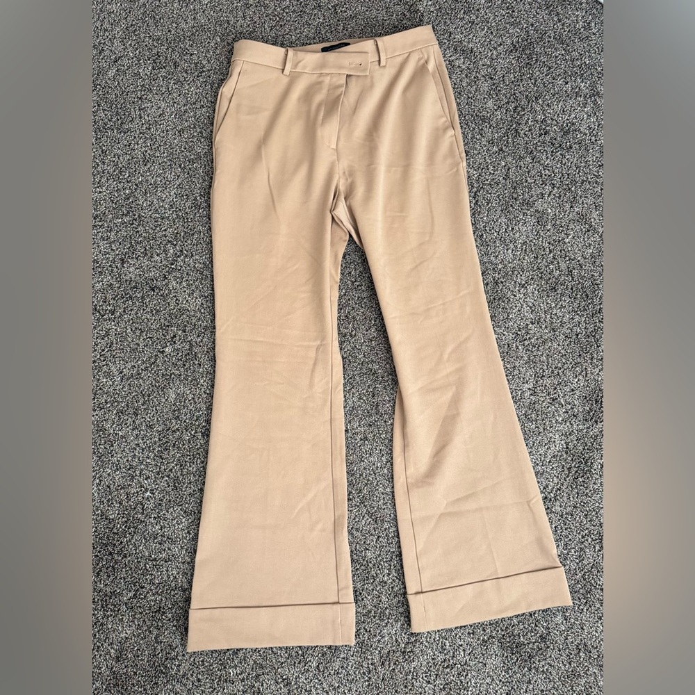 Anne Taylor Tan Flared Pants